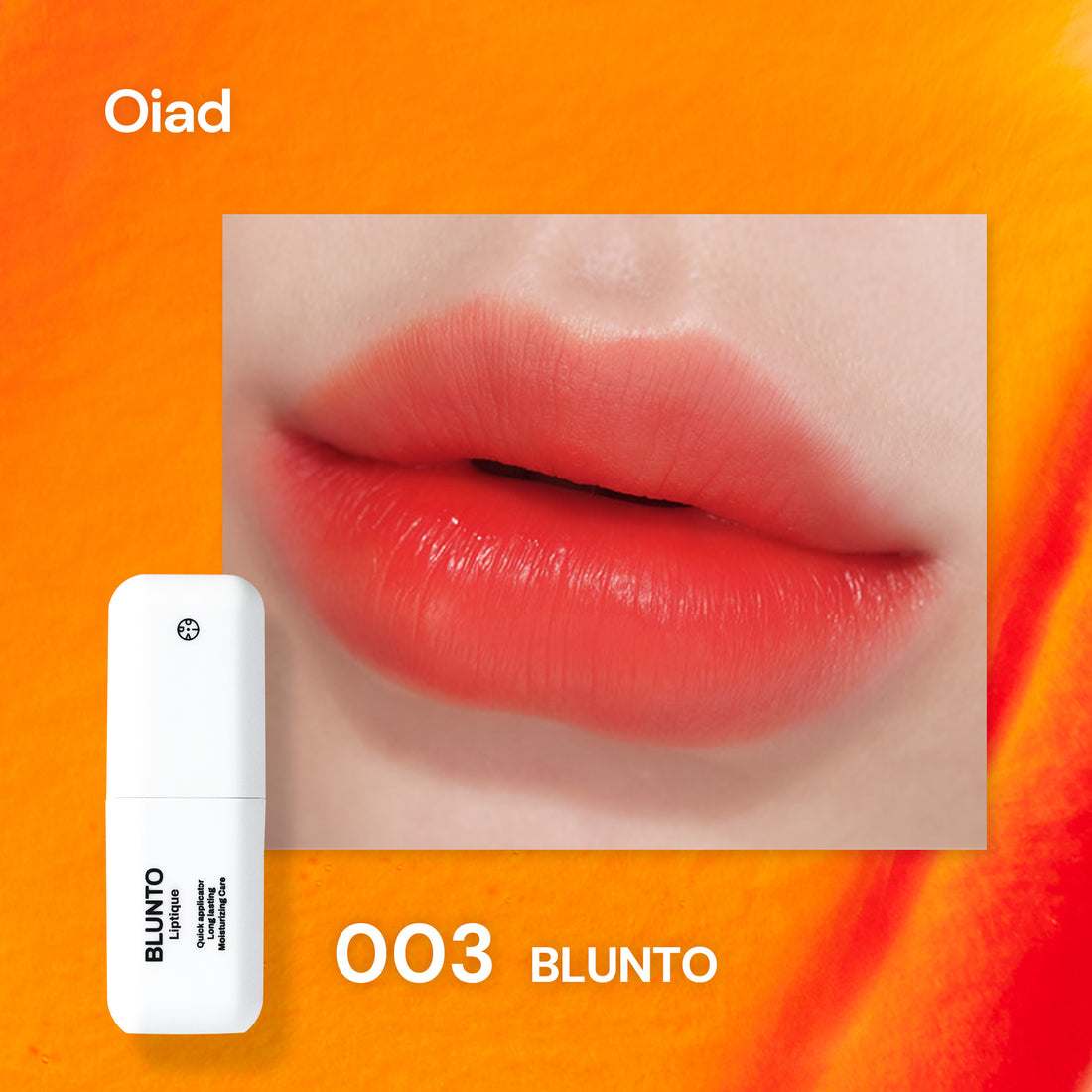 Liptique (003 BLUNTO) - 24 Hour Long Lasting Peel off Lip Stain